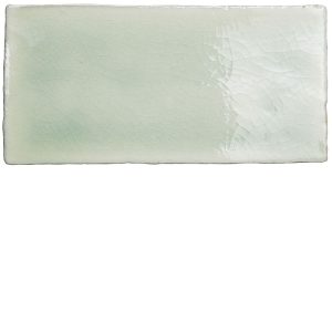 Vintage -satin hand made crackle glazed tile