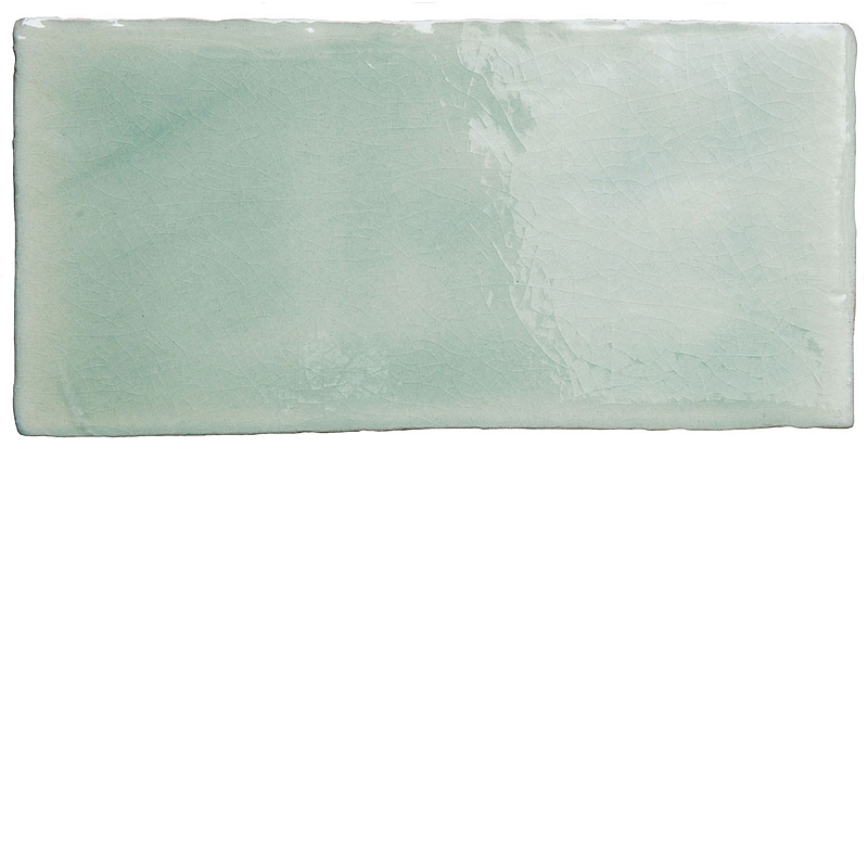 Vintage - taffeta hand made crackle glazed tile