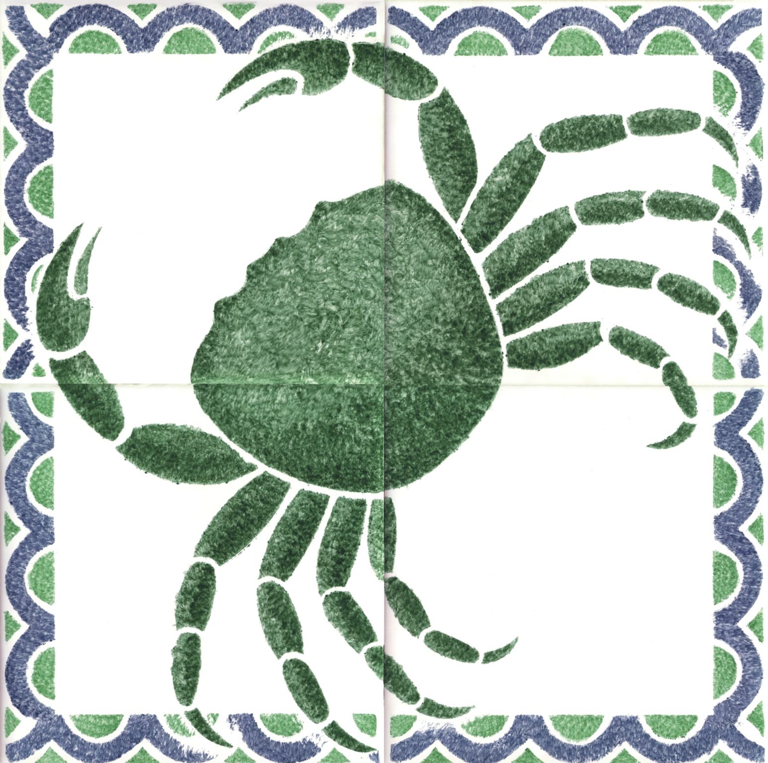Hand painted Tiles - Seaside - Tiles of Stow