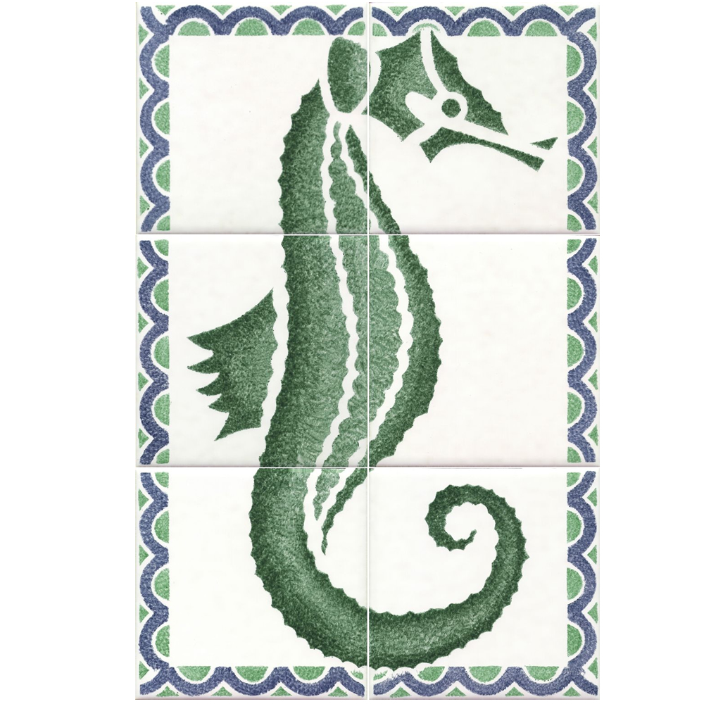 Hand painted Tiles - Seaside - Tiles of Stow