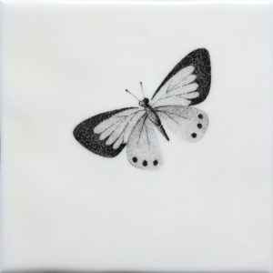 Hand painted Tiles - Bugs & Insects - Black & White Tiles of Stow