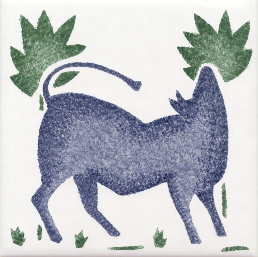 Hand painted Tiles - Les Animaux - Tiles of Stow
