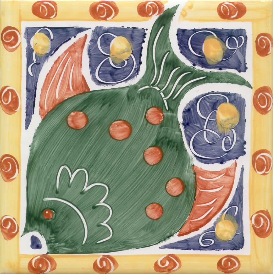 Hand painted Tiles - Brighton - Tiles of Stow