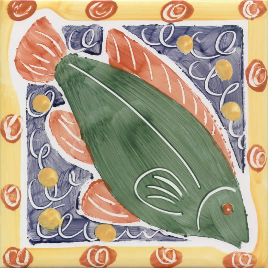 Hand painted Tiles - Brighton - Tiles of Stow