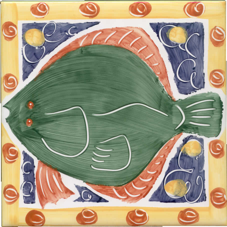 Hand painted Tiles - Brighton - Tiles of Stow