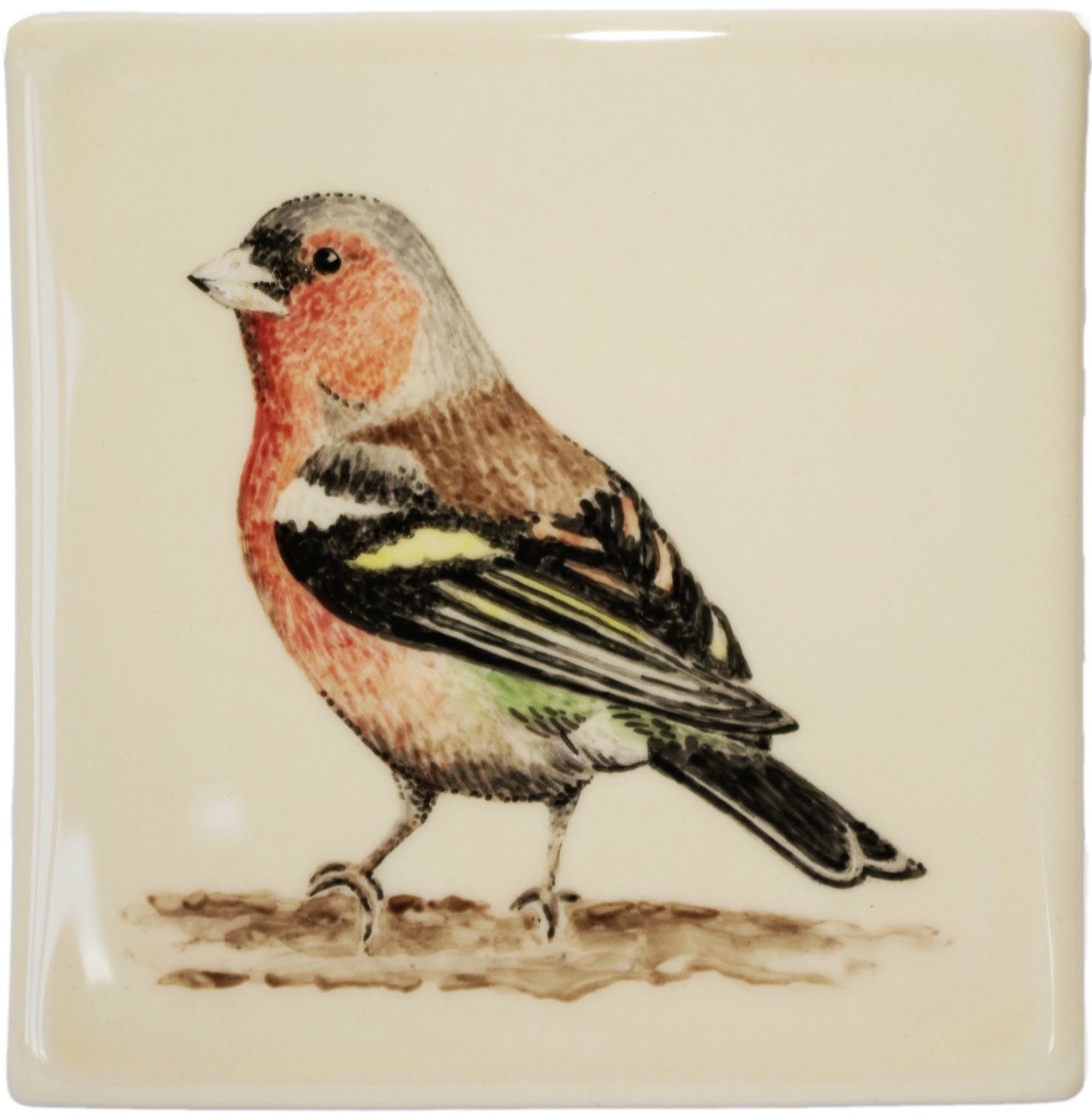 Hand painted Tiles - Chaffinch - Tiles of Stow