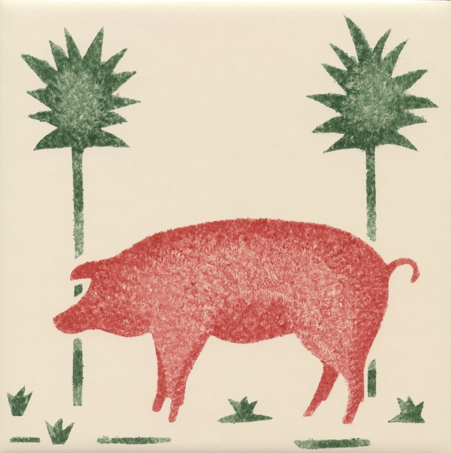 Hand painted Tiles - Les Animaux - Tiles of Stow