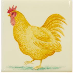 Hand painted Tiles - Orpington Hen - Tiles of Stow