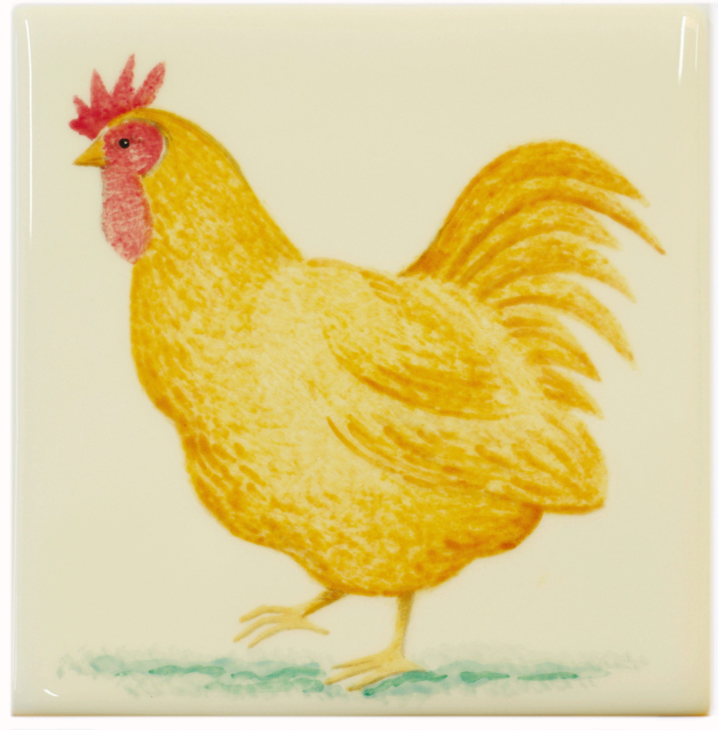 Hand painted Tiles - Orpington Hen - Tiles of Stow