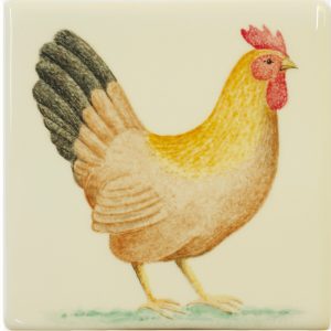 Hand painted Tiles - Pheasant Fowl - Tiles of Stow