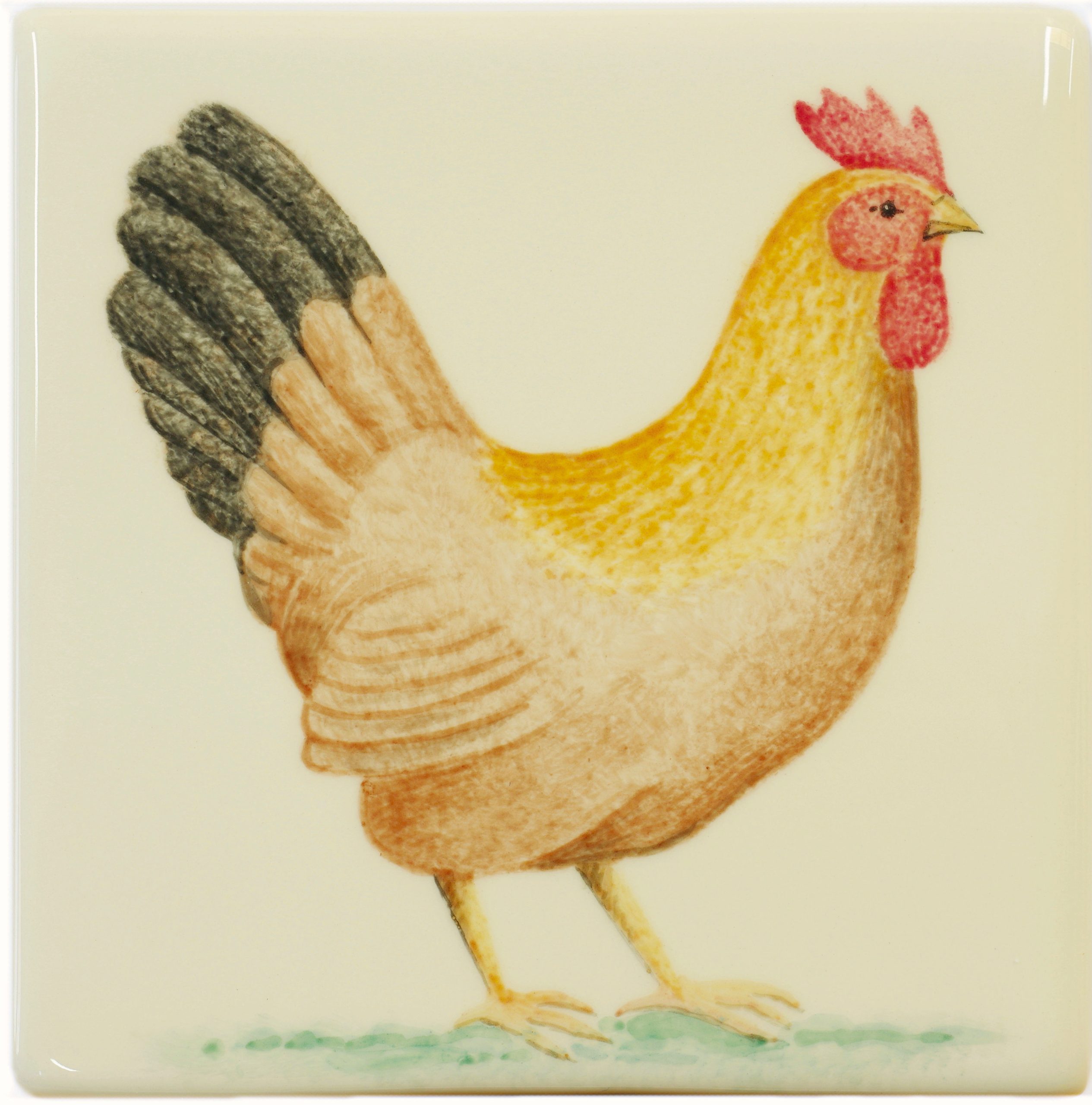 Hand painted Tiles - Pheasant Fowl - Tiles of Stow