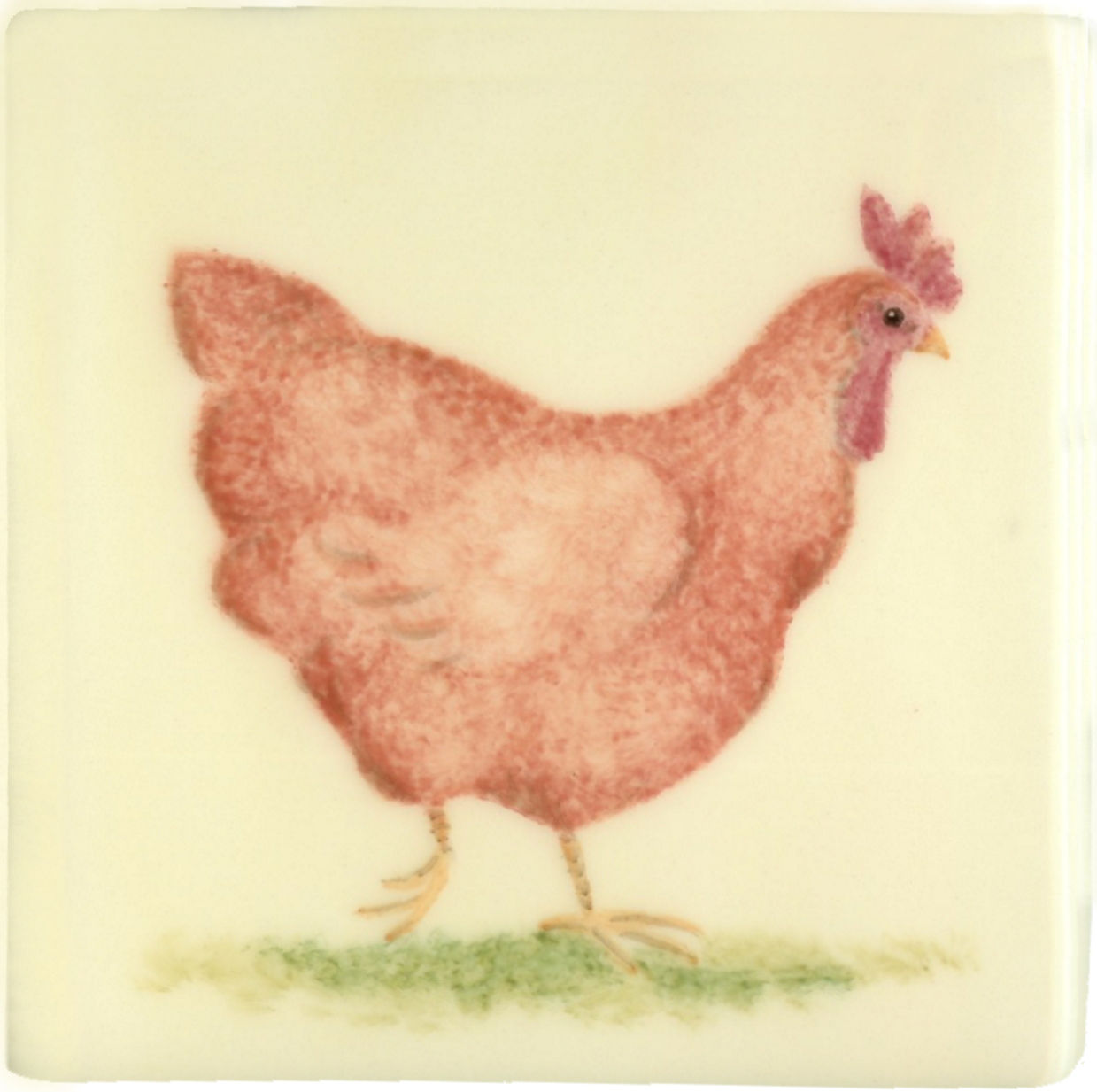 Hand painted Tiles - Rhode Island Red - Tiles of Stow