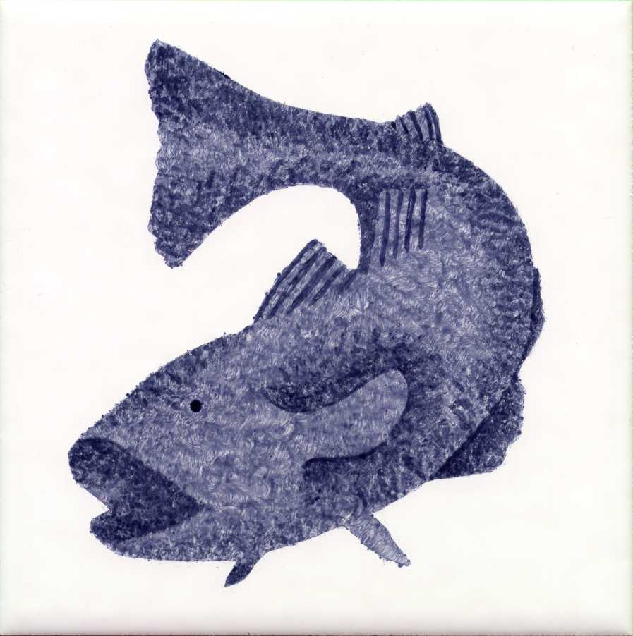 Hand painted Tiles - Fruits de Mer - Tiles of Stow