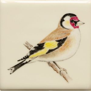 Hand painted Tiles - Goldfinch - Tiles of Stow