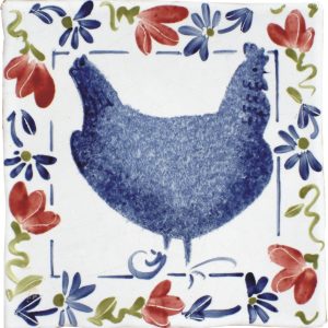 Hand painted Tiles - Birds & Flowers - Tiles of Stow
