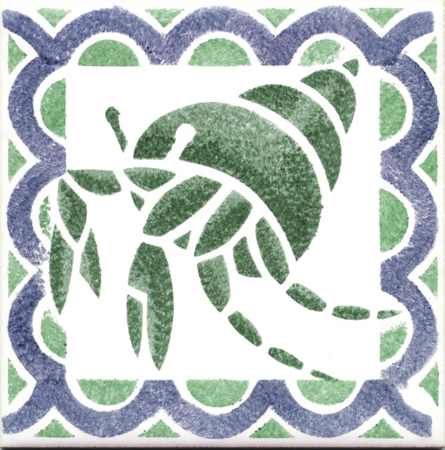Hand painted Tiles - Seaside - Tiles of Stow