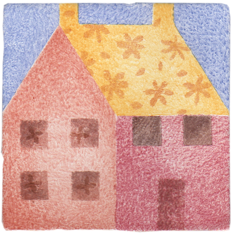 Hand Stenciled Tiles - Patchwork - Tiles of Stow