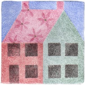 Hand Stenciled Tiles - Patchwork - Tiles of Stow