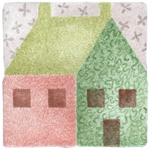 Hand Stenciled Tiles - Patchwork - Tiles of Stow
