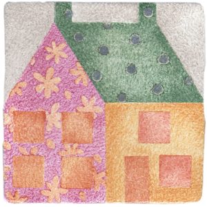Hand Stenciled Tiles - Patchwork - Tiles of Stow