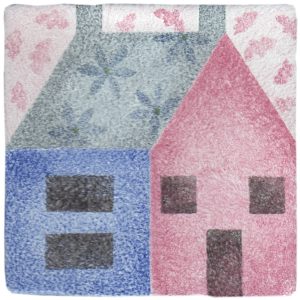 Hand Stenciled Tiles - Patchwork - Tiles of Stow