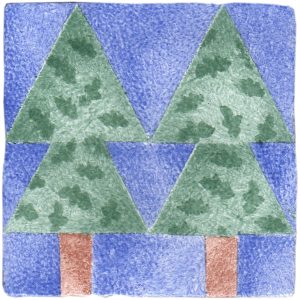 Hand Stenciled Tiles - Patchwork - Tiles of Stow