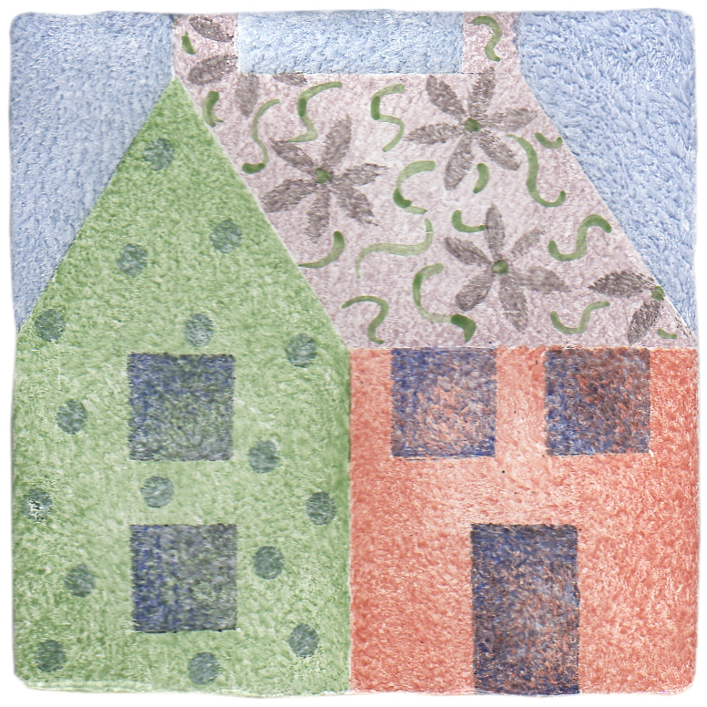 Hand Stenciled Tiles - Patchwork - Tiles of Stow
