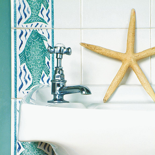 Hand Painted Tiles - Marine Life