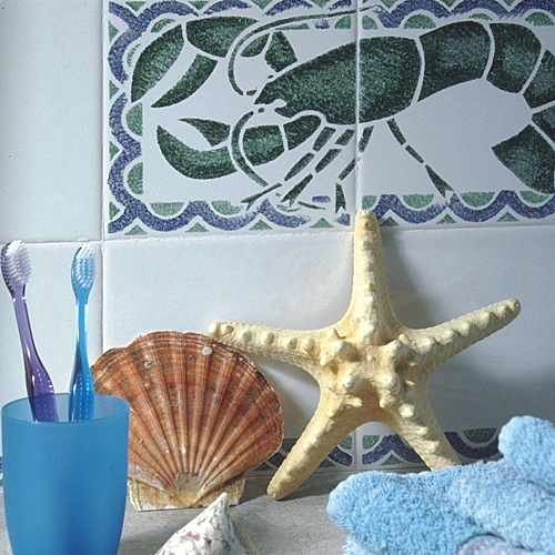 Hand Painted Tiles - Seaside