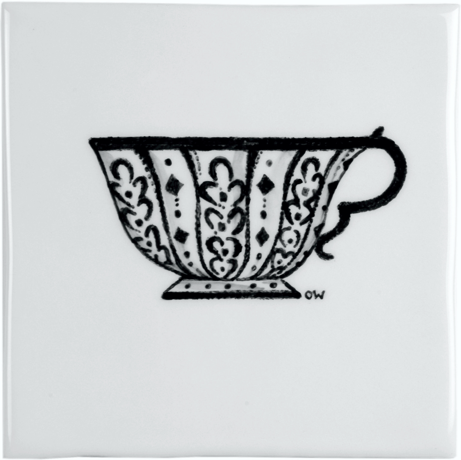 Hand painted Tiles - Tearoom - Tiles of Stow