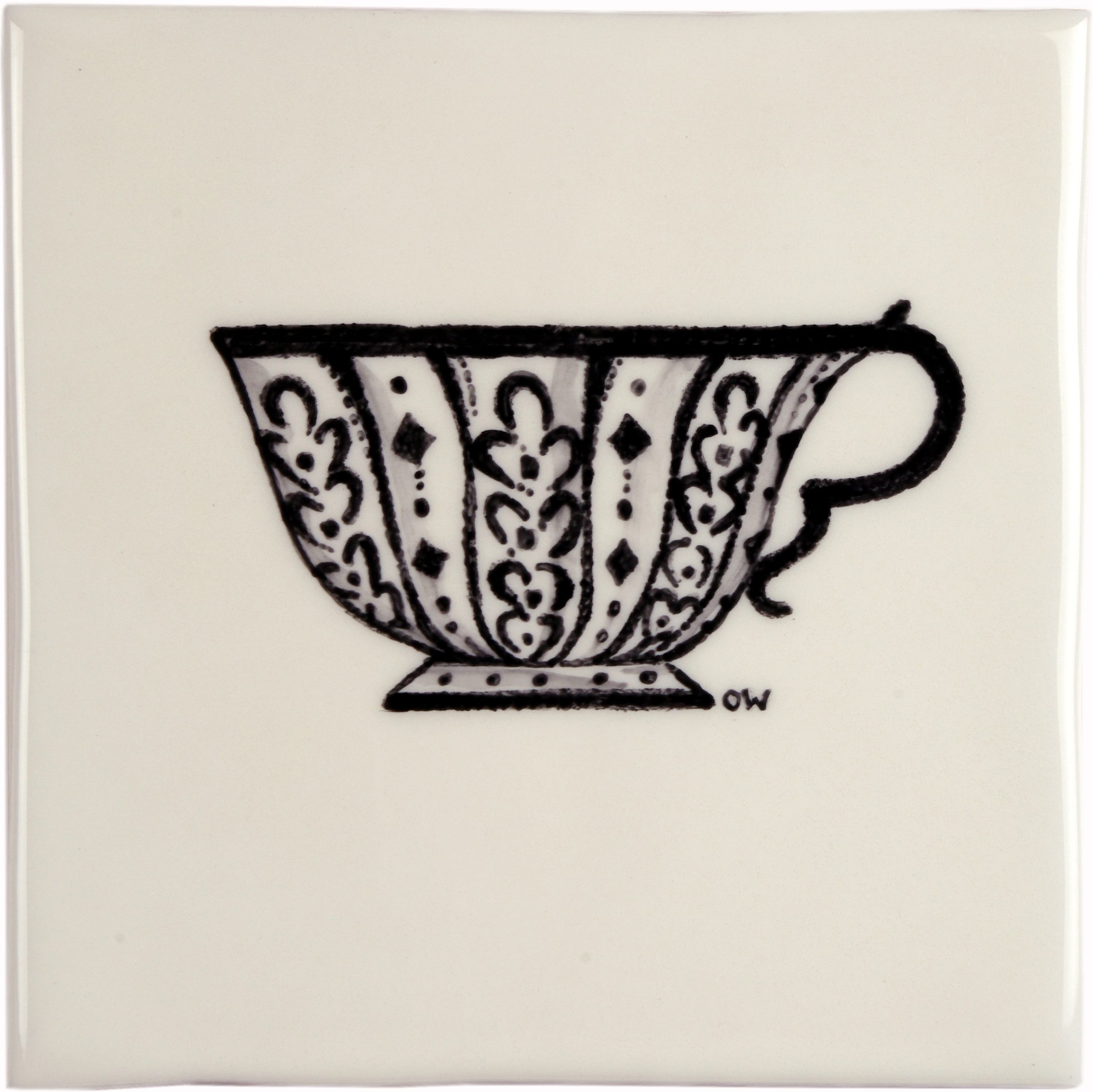 Hand painted Tiles - Tearoom - Tiles of Stow
