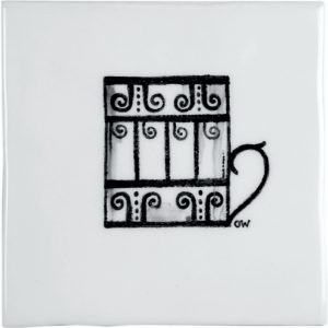 Hand painted Tiles - Tearoom - Tiles of Stow