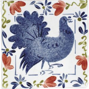 Hand painted Tiles - Birds & Flowers - Tiles of Stow