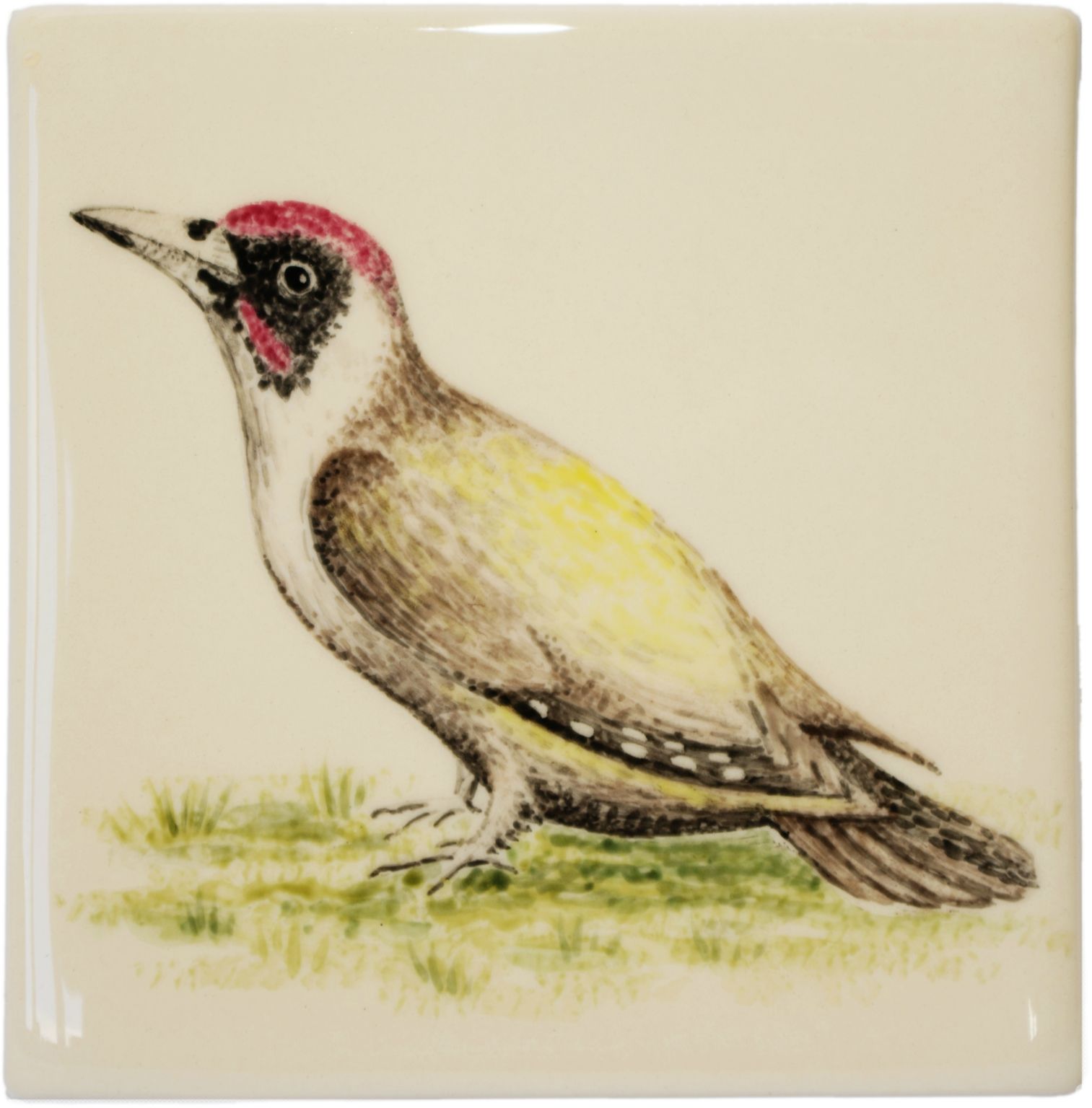 Hand painted Tiles - Woodpecker - Tiles of Stow