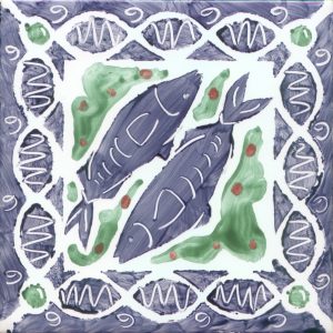 Hand painted Tiles - Seaworld - Tiles of Stow