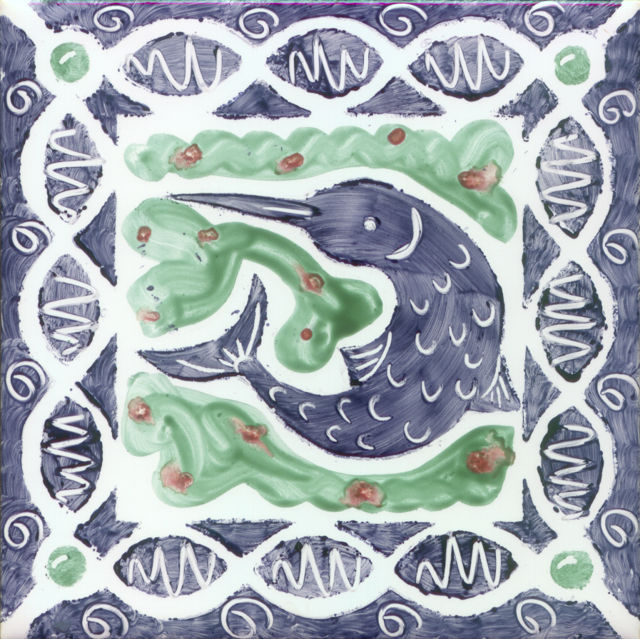 Hand painted Tiles - Seaworld - Tiles of Stow