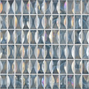 Green Mosaics - Beryl Glass Iridescent Mosaic