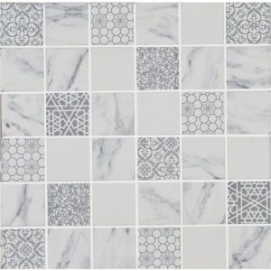 Grey and Black Mosaics - Bohemia Recycled Glass Mosaic