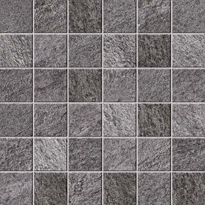 Porcelain Floor Tiles - Bravestone Grey Mosaic 30x30