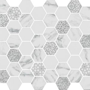 Grey and Black Mosaics - Caspar Recycled Glass Mosaic