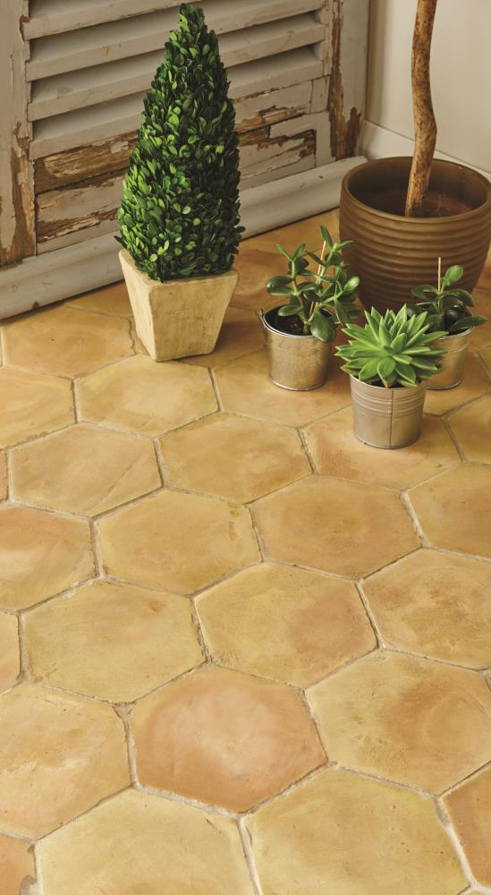 Hand Made Terracotta Hexagon 20x20 - Image 3