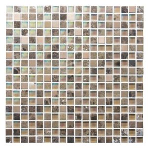 Cream & Brown Mosaics - Divine Mixed Materials Mosaic