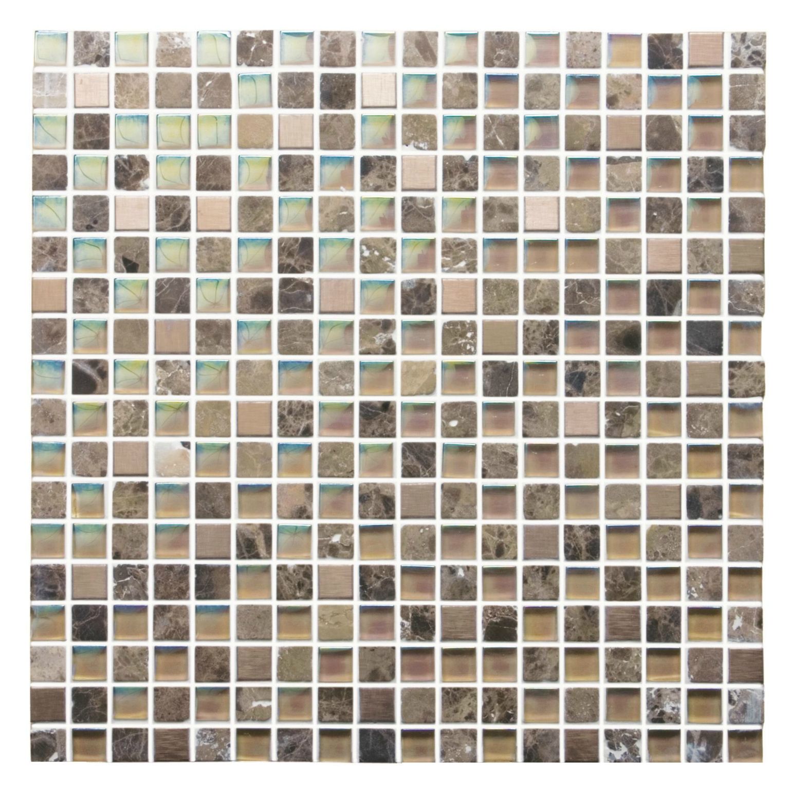 Cream & Brown Mosaics - Divine Mixed Materials Mosaic