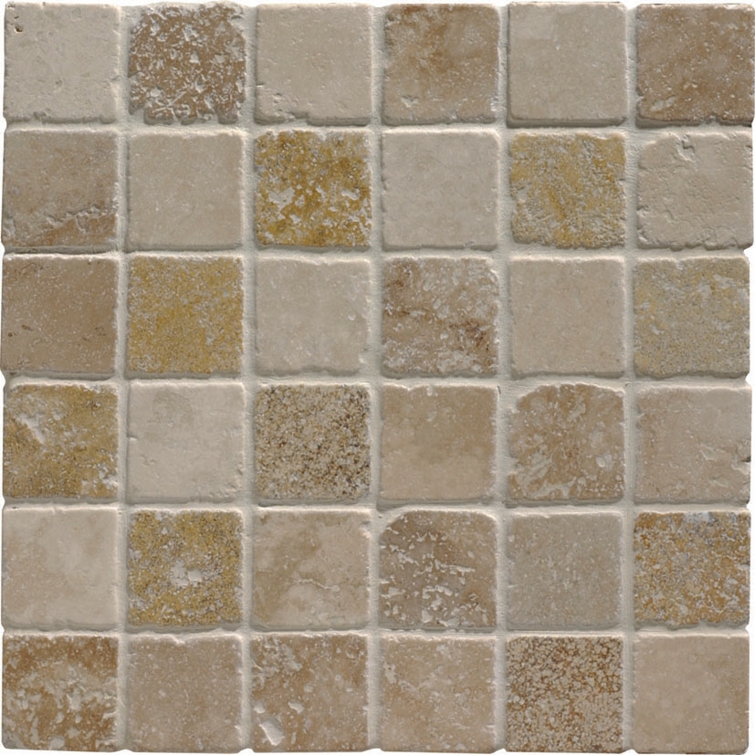 Stone Mosaics - Venetian Mosaics Mixed Travertine 4.8