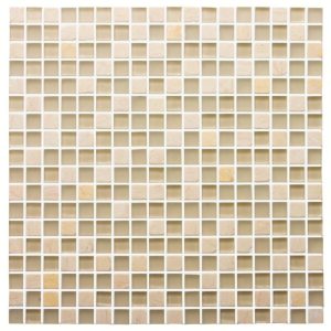 Cream & Brown Mosaics - Golpo Mixed Materials Mosaic