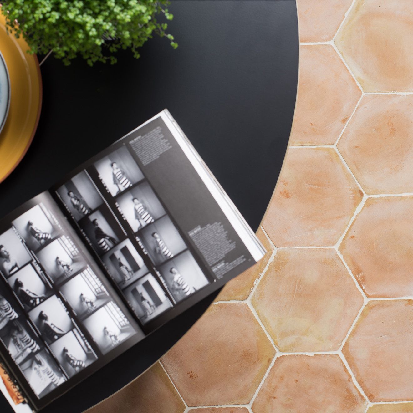 Hand Made Terracotta Hexagon 20x20 - Image 2