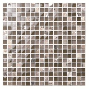 Cream & Brown Mosaics - Jai Mixed Materials Mosaic