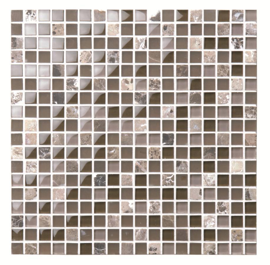 Cream & Brown Mosaics - Jai Mixed Materials Mosaic