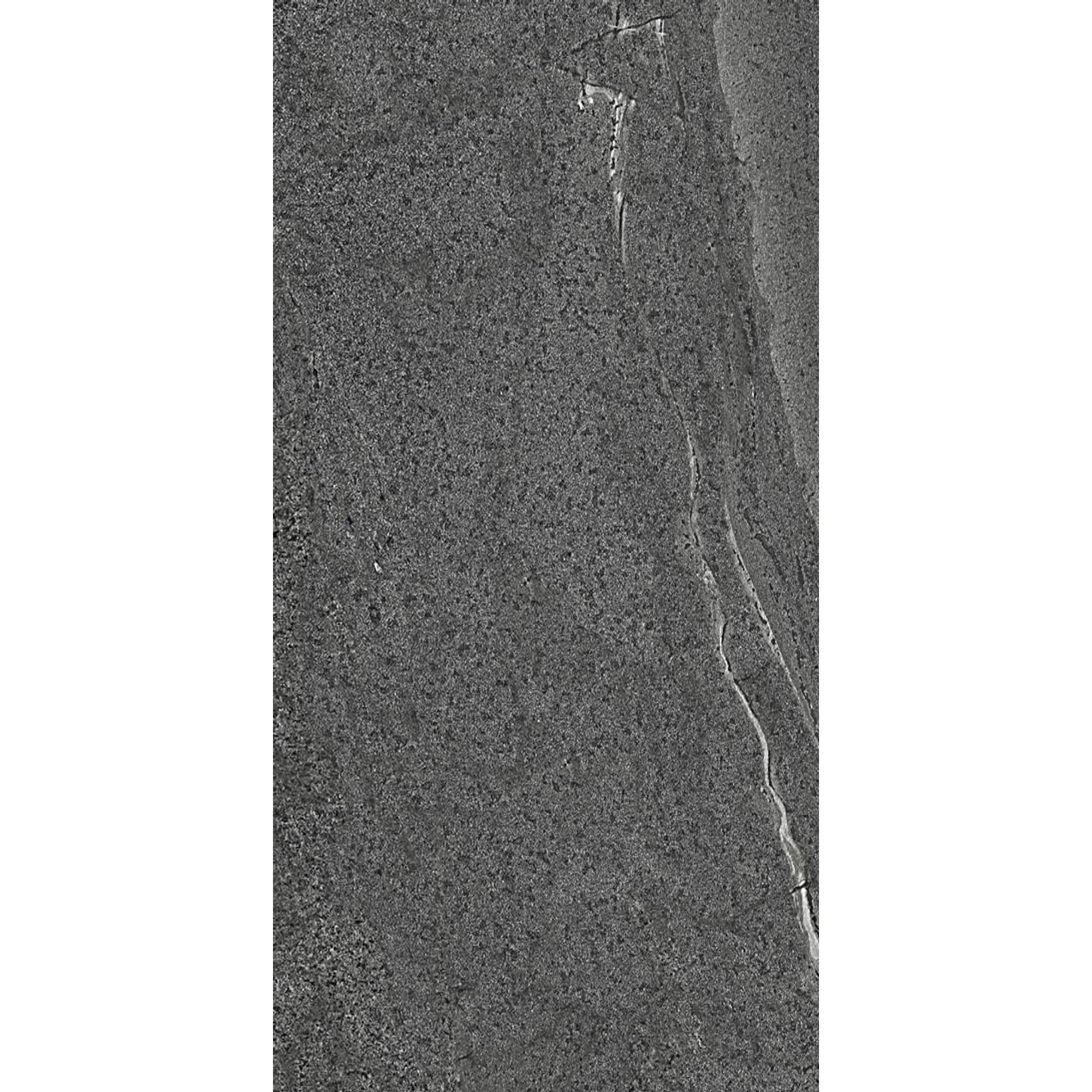Porcelain Floor Tiles - Lakestone Black 60x30