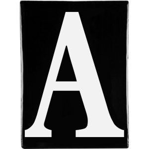 Hand Made Stoneware Letters - A